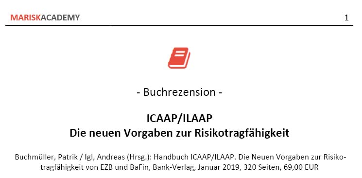 Buchrezension ICAAP/ILAAP 2019