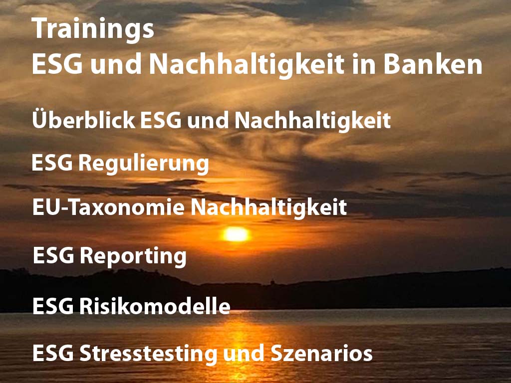 Trainings: ESG und Nachhaltigkeit in Banken